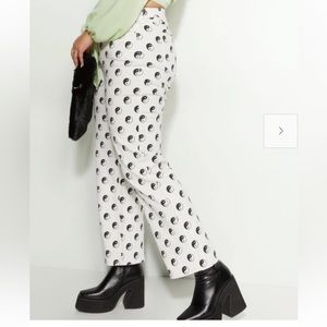 Wide Leg Ying Yang Jeans